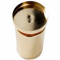 Candle holder Meril M, metal, golden, H11cm