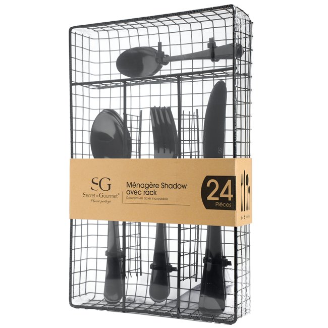 Cutlery set 24 pcs Shadow