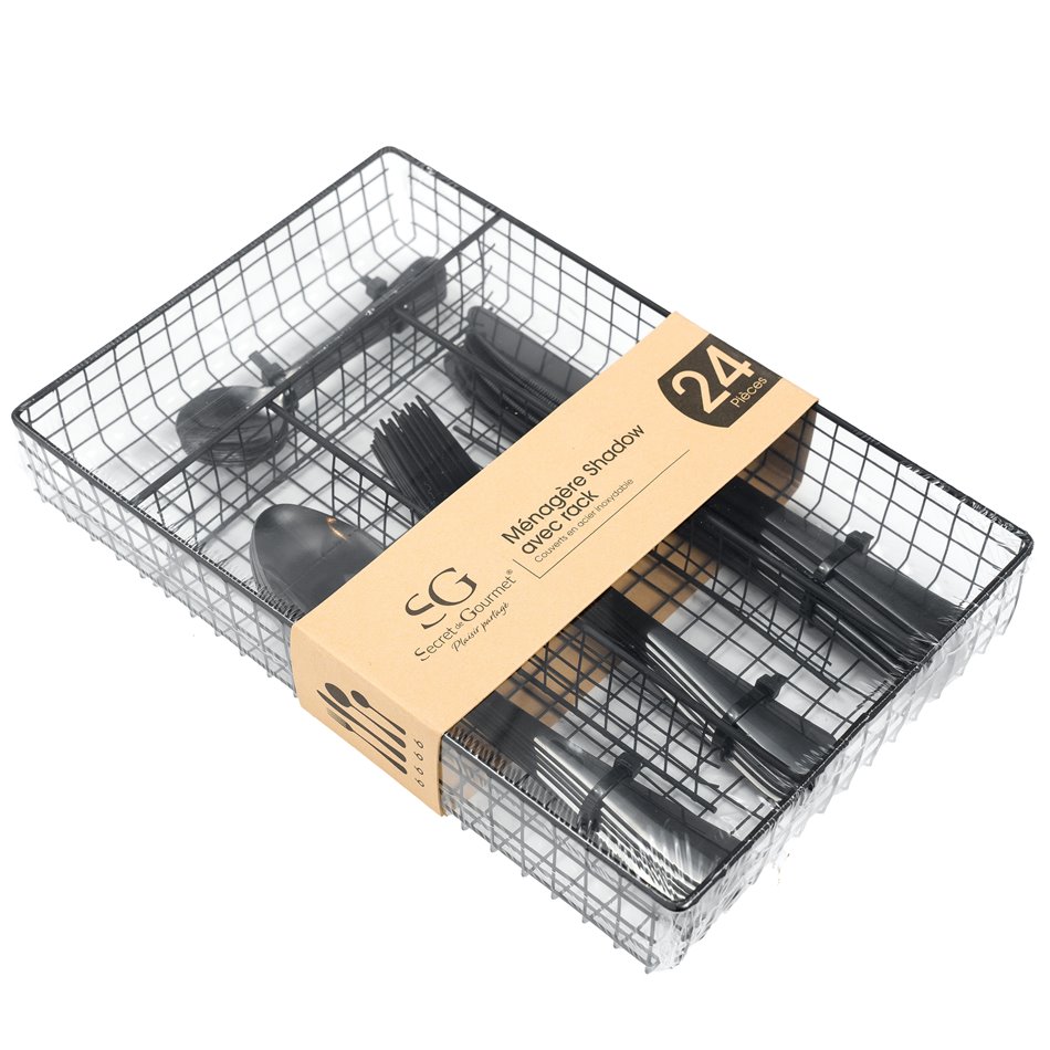 Cutlery set 24 pcs Shadow