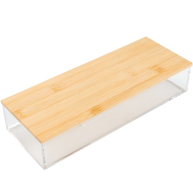 Organizatorius  dėžutė Selena bamboo medium rect,  L25.62xP9.6xH5.35cm