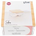 Organizer Selena bamboo small square, 9.6x9.6x5.35cm