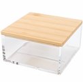 Organizer Selena bamboo small square, 9.6x9.6x5.35cm