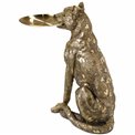 Deco figurine Leopard with plate, 62x36x56.5cm