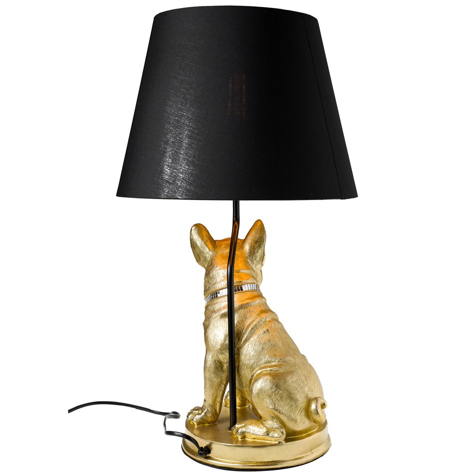 Decorative table lamp French Bulldog,  H58.5  D33cm, E27 40W(MAX)