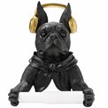 Wall paper roll holder French bulldog, 25.5x19x12cm