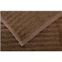 Bamboo towel Stripe, 30x50cm, warm taupe colour, 550g/m2