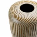 Vase Lou line art L, cream, 17x17x34cm