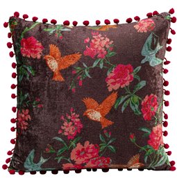 Cushion Birdie Flower, 40x40cm