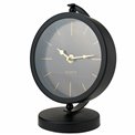 Table clock Balia, metal/glass, H20x10x15cm