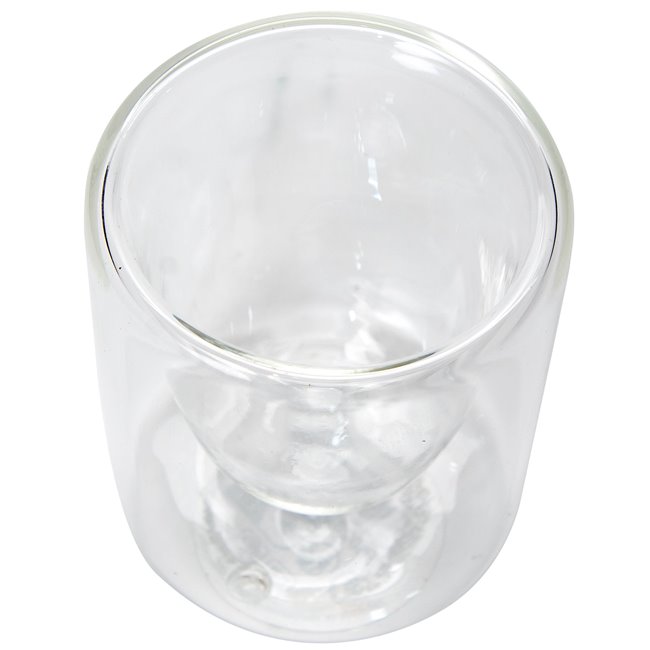 Double wall cup, glass, 80 ml, D5.5cm