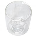 Double wall cup, glass, 80 ml, D5.5cm