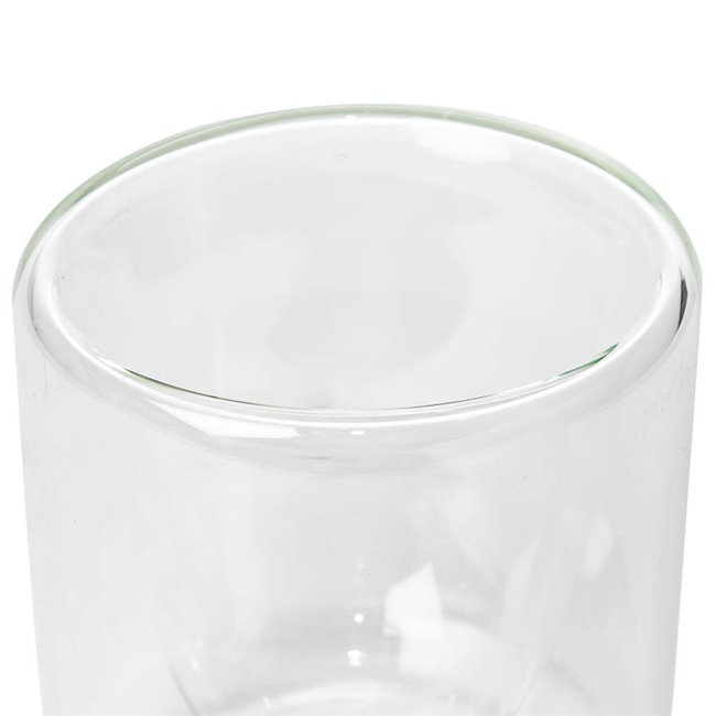 Dvisluoksnis  puodelis, stiklas, 200ml