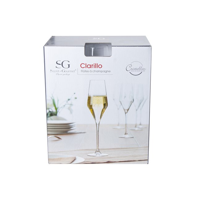 Champagne flute Clarillo, H24.3cm, 220ml