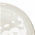Dinner plate Flower, grey, D26cm