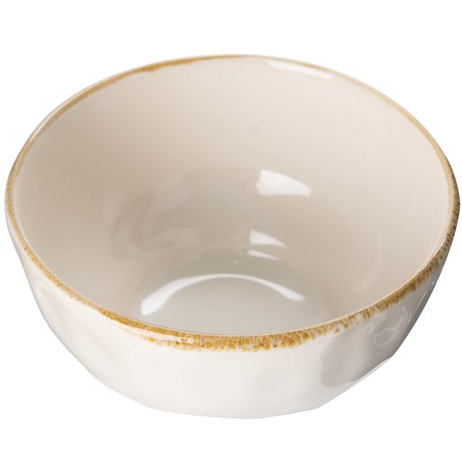 Bowl Organic, beige-white D15cm