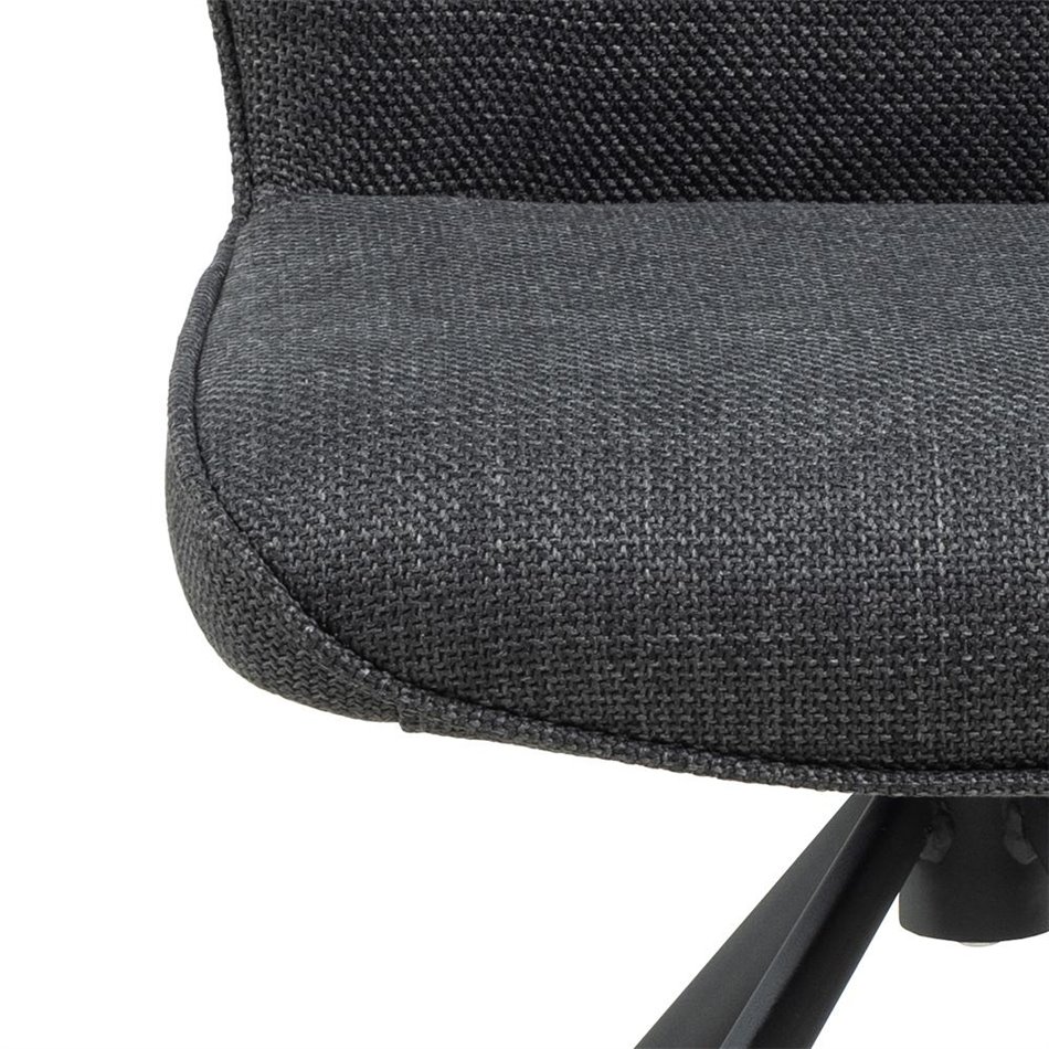 Valgomojo kėdė Acura, rinkinyje 2 vnt, tamsiai pilkos sp., H88.5x51x61.5cm, sėdimosios dalies aukštis 45cm