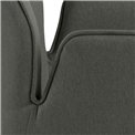 Valgomojo kėdė Acura, tamsiai pilkos sp., H91x60.5x58.5cm, sėdimosios dalies aukštis 51cm