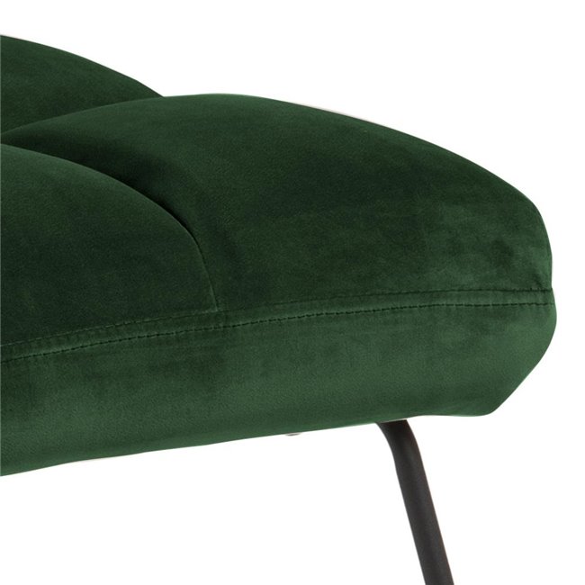 Fotelis Alda, žalios sp., H90x62x86cm, sėdimosios dalies aukštis 48cm