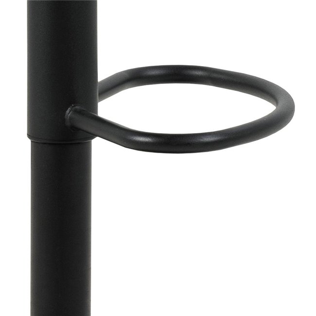 Bar stool Arook, set of 2 pcs, anthracite, H109x52x52cm, seat height 63-84cm