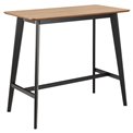 Bar table Aroxby, oak veneer, H105x120x60cm