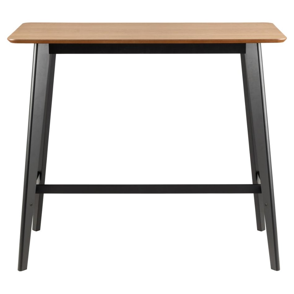 Bar table Aroxby, oak veneer, H105x120x60cm