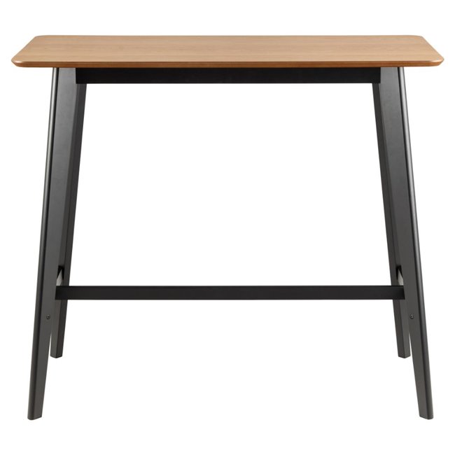 Bar table Aroxby, oak veneer, H105x120x60cm