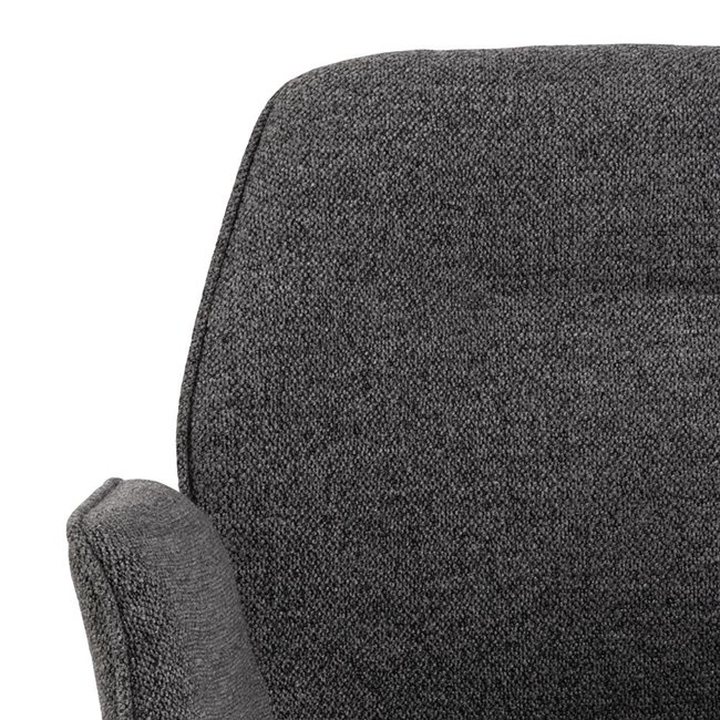 Valgomojo kėdė Acura, antracito sp., H91x60.5x58.5cm, sėdimosios dalies aukštis 51cm
