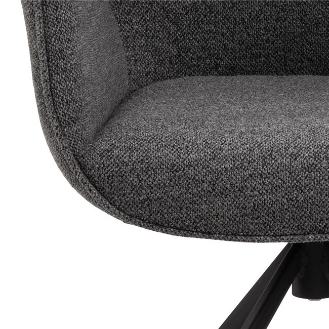 Valgomojo kėdė Acura, antracito sp., H91x60.5x58.5cm, sėdimosios dalies aukštis 51cm