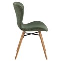 Dining chair Atilde, set of 2 pcs, green, H82.5x47x53cm, seat height 46cm