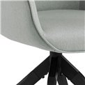Valgomojo kėdė Acura, šviesiai pilkos sp., H91x60.5x58.5cm, sėdimosios dalies aukštis 51cm