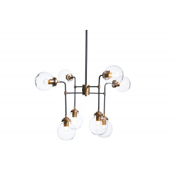 Pendant lamp Rejo, E27 8x60W(max), D80cm x H110-130cm