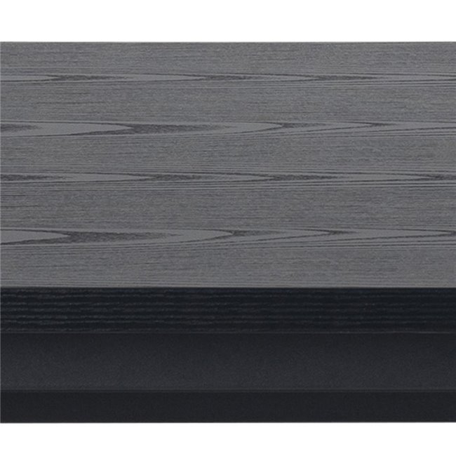 Обеденный стол Agnus, черный, H74x200x90см