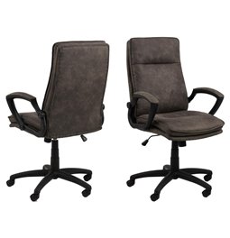 Office chair Acbraid, anthracite, H115x67x69.5cm, seat height 48-57cm