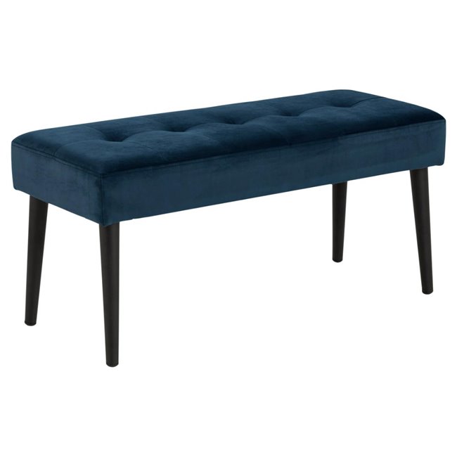 Bench Aglory, blue, H45x95x38cm, seat height 45cm