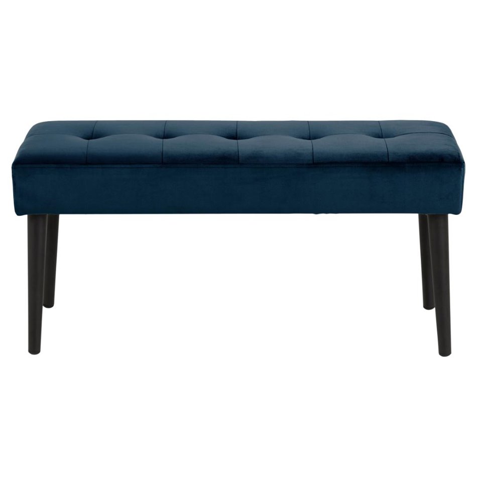 Bench Aglory, blue, H45x95x38cm, seat height 45cm