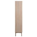 Display cabinet Arte, oak veneer, H192x94x40cm