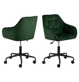 Office chair Arook, green, H88.5x59x58.5cm, seat height 46-55cm