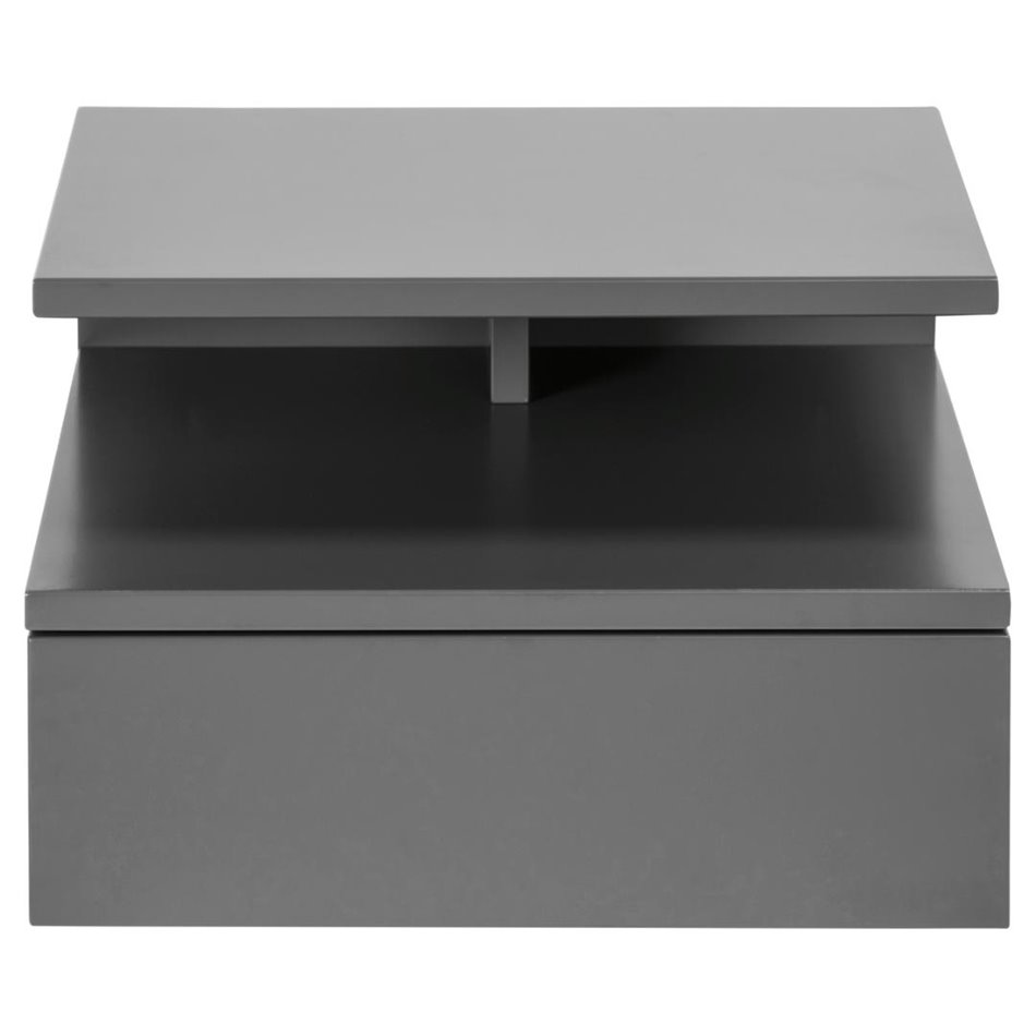 Bedside table Agnlan, grey, H22.5x35x32cm