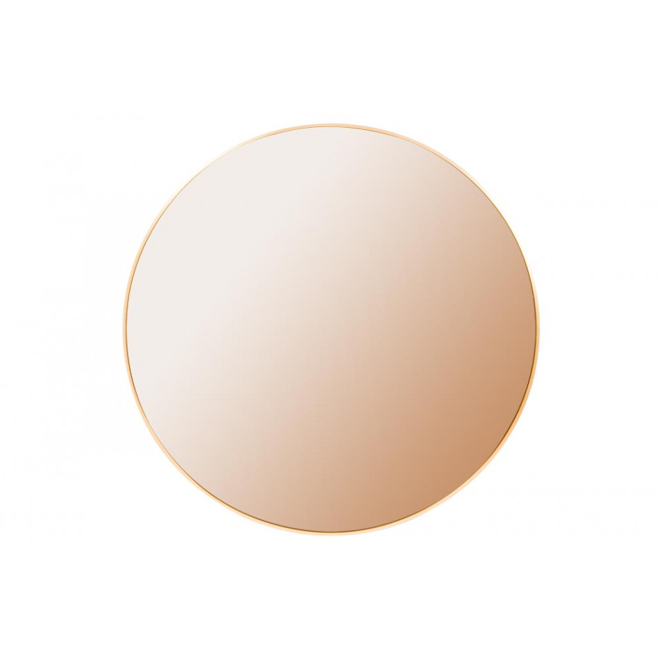 Mirror Iza, gold tinted, round, D90x4cm