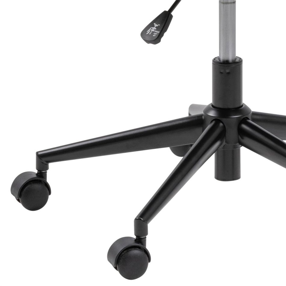 Office chair Aron, dark grey, H91x58x58cm, seat height 44-54cm