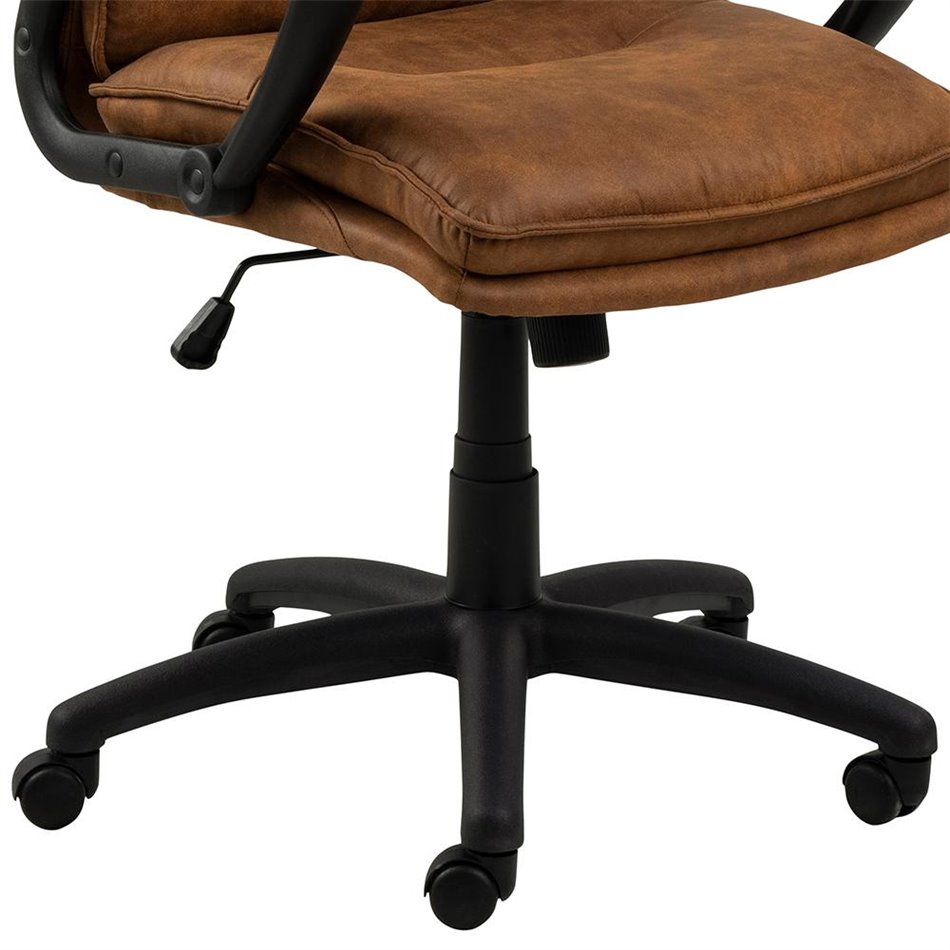 Office chair Acbraid, brown, H115x67x69.5cm, seat height 48-57cm