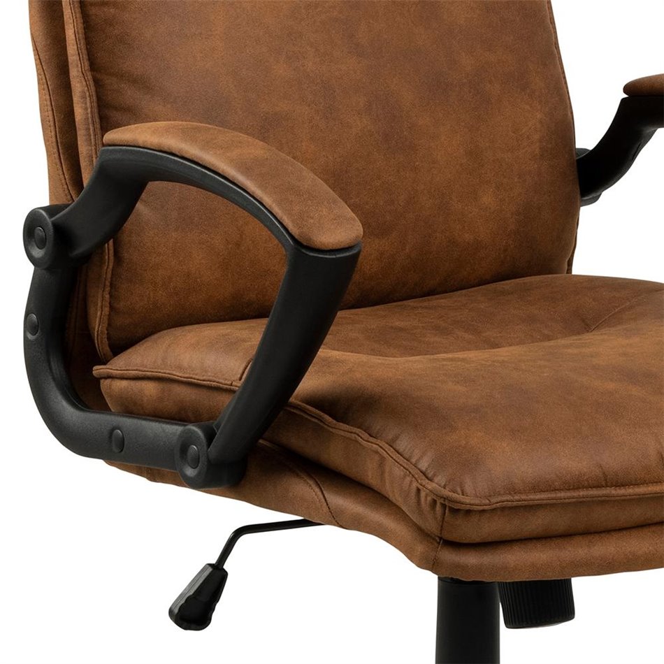 Office chair Acbraid, brown, H115x67x69.5cm, seat height 48-57cm
