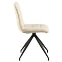 Valgomojo kėdė Acone, rinkinyje 2 vnt, smėlio sp., H85x47x55.5cm, sėdimosios dalies aukštis 46cm