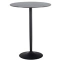 Baro stalas Alto, juodas, D80cm, H105 cm