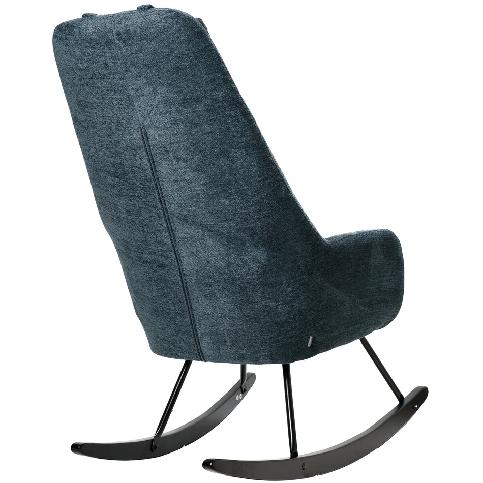 Кресло-качалка Amberg, темно-синее,105x63x53cm, высота сиденья 46cm