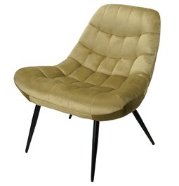 Armchair Oberwart, gold, 83x47x77cm