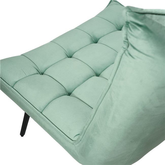 Armchair Oltina, peppermint, 101x79.5x81cm