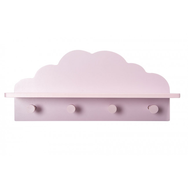 Hook Cloud x4, pink colour, 48x11.8x22cm