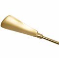 Shoe horn w/horn hand, gold finish, 62cm