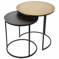 Side table Jardan set, 52x49x49cm, 46x41x41cm